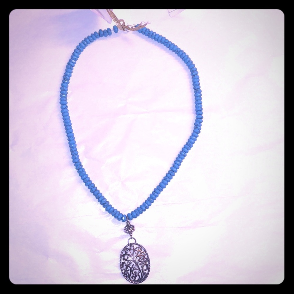 Turquoise & Sterling Silver Necklace
